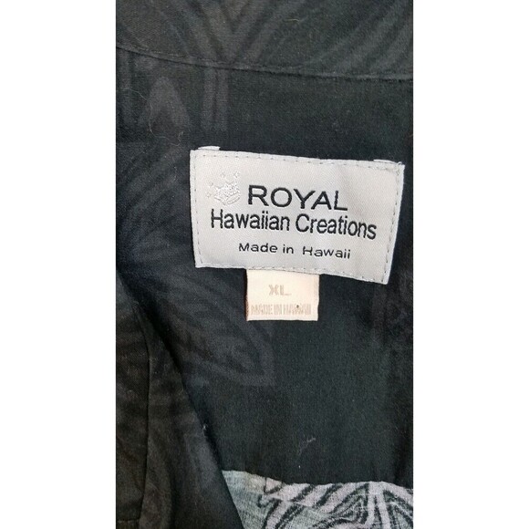 VINTAGE ROYAL CREATIONS Surf Boards Sea Turtles Hawaiian Camp Shirt Size XL - Picture 3 of 3